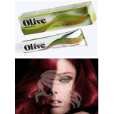 رنگ موی الیو ردیف قرمز Olive Hair Color Auburn