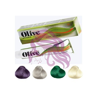 رنگ موی الیو-واریاسیون Olive Hair Color Variation
